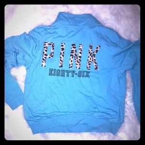 Half Zip Victoria Secret Sweatshirt
